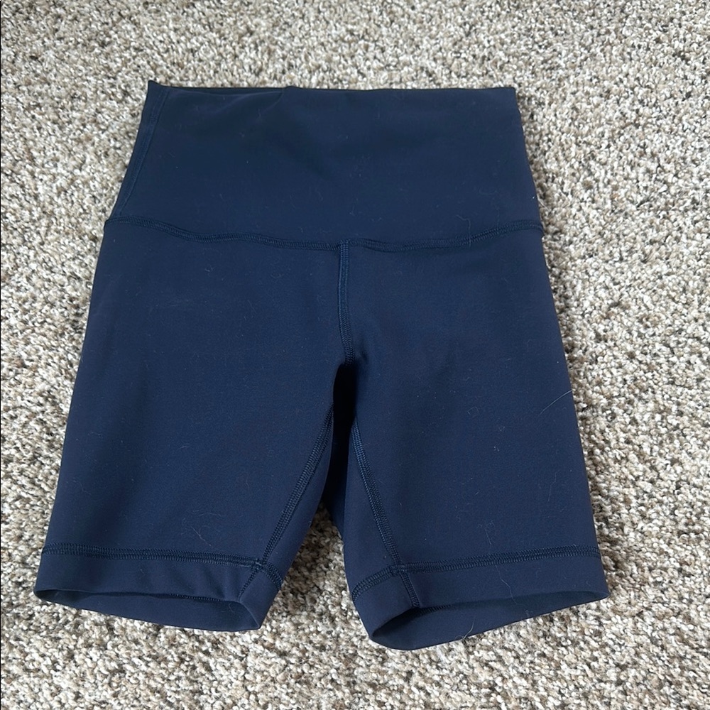 lululemon navy align Bike Shorts